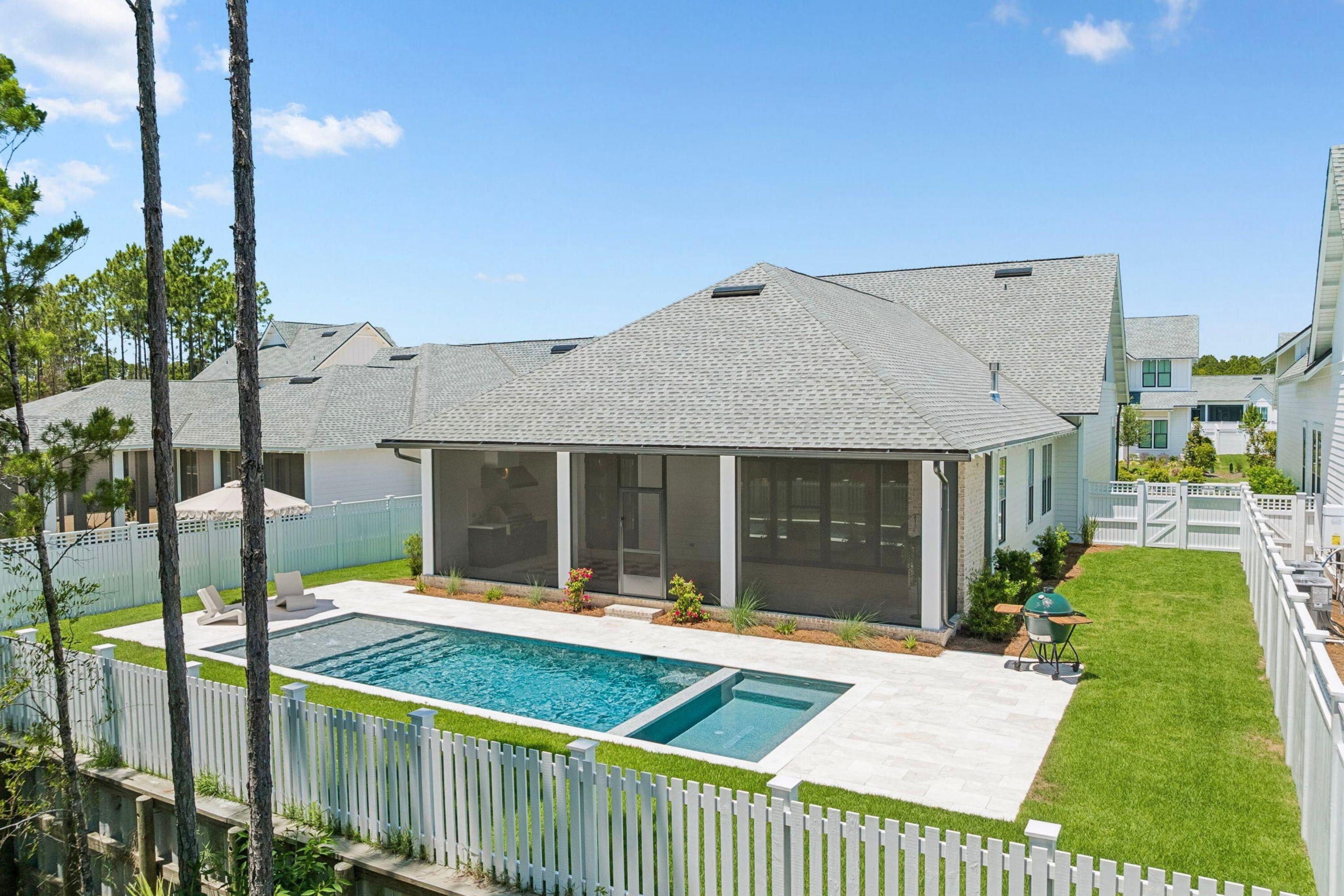 314 West Firethorn Circle Inlet Beach, FL 32461 - Photo 9 of 78 Back Elevation