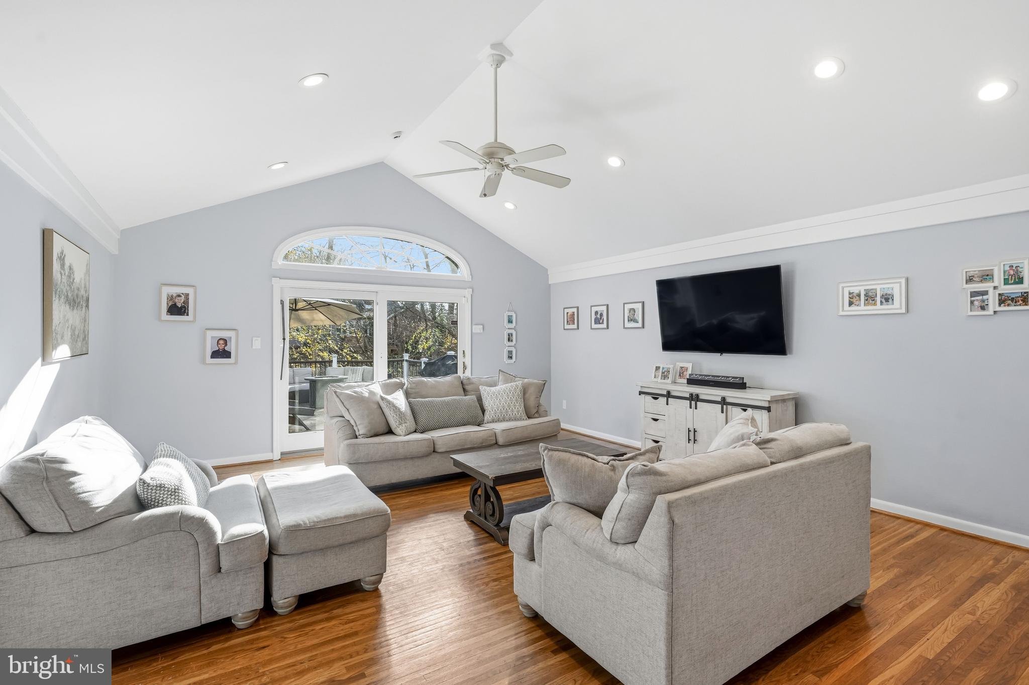 217 Red Stone Ridge Cherry Hill, NJ 08034 - Photo 21 of 44 a living room with furniture and a flat screen tv