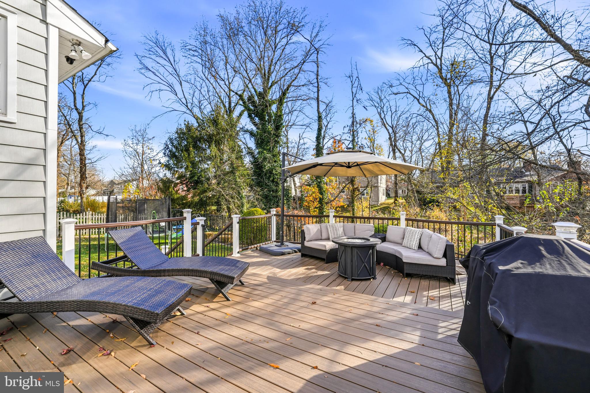 217 Red Stone Ridge Cherry Hill, NJ 08034 - Photo 39 of 44 a view of a rooftop deck with couch and chairs