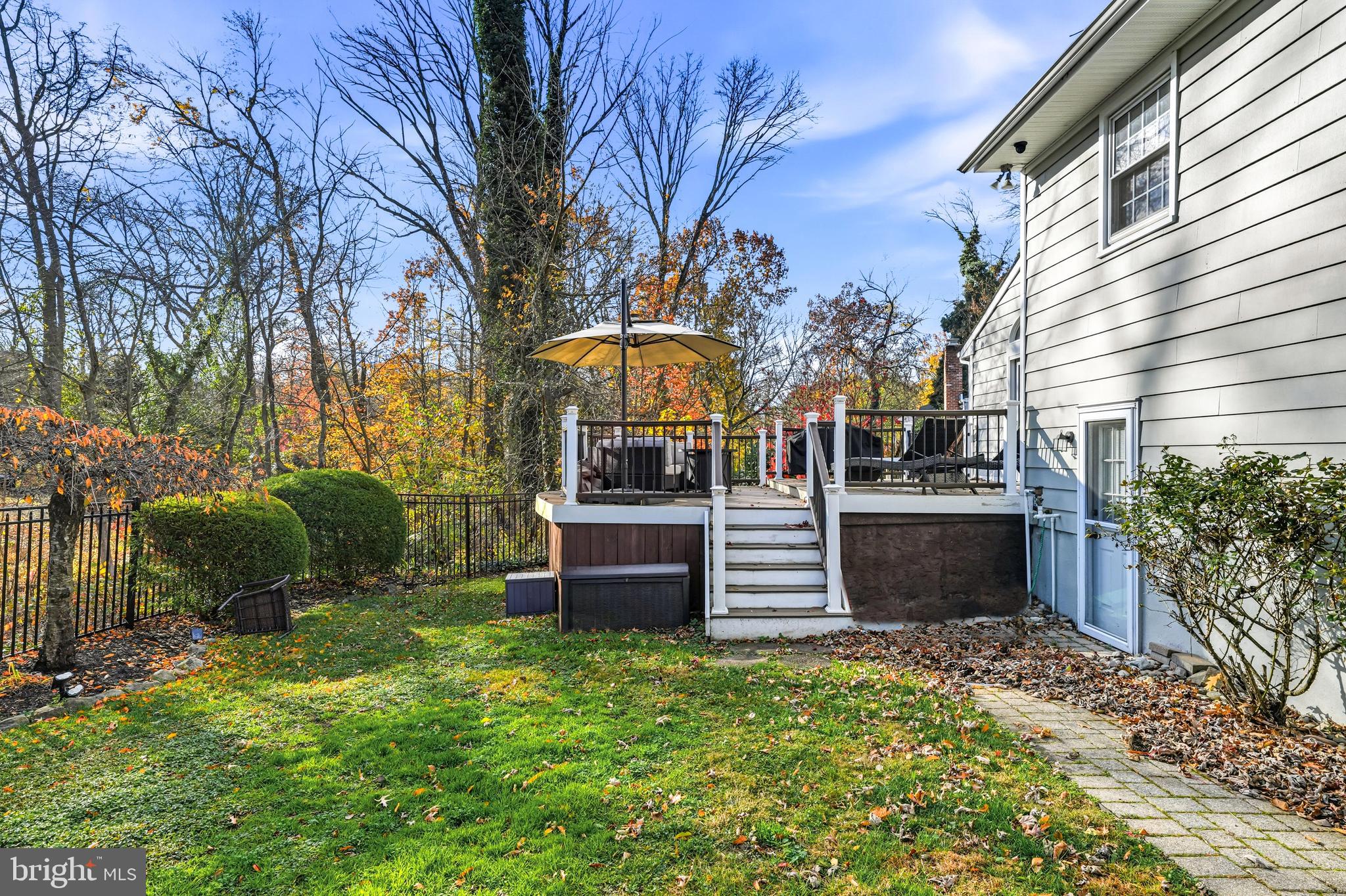 217 Red Stone Ridge Cherry Hill, NJ 08034 - Photo 43 of 44 a view of a house with a yard