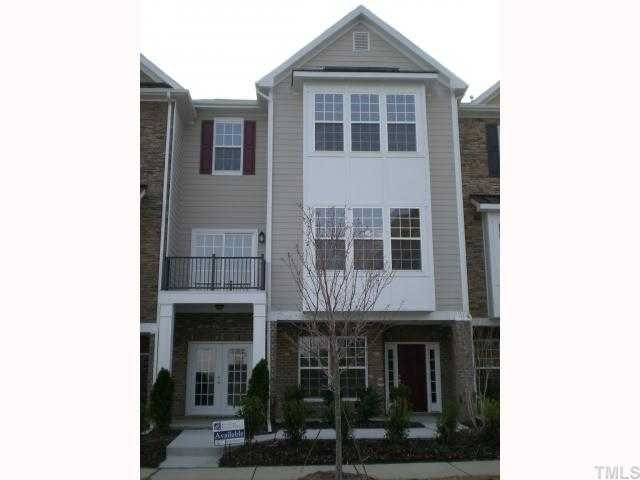 9146 Wooden Road, Unit 267 Raleigh, NC 27617 - Photo 1 of 12 Double bay windows, 2nd floor terrace, private landscaped courtyard patio! Exterior Front