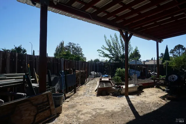 a view of outdoor space with seating area
