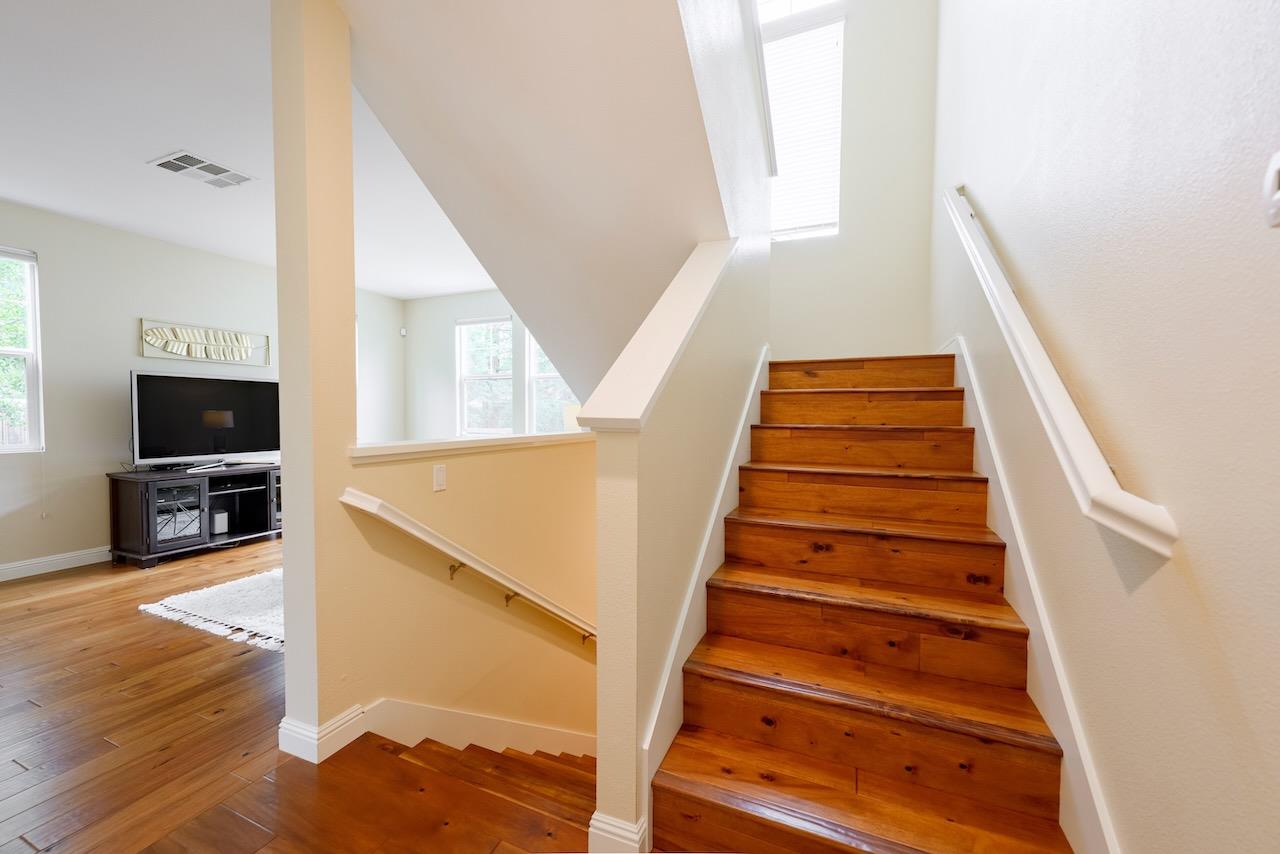 237 Bluebonnet Lane, Unit 304 Scotts Valley, CA 95066 - Photo 27 of 79 a view of entryway and hall with wooden floor