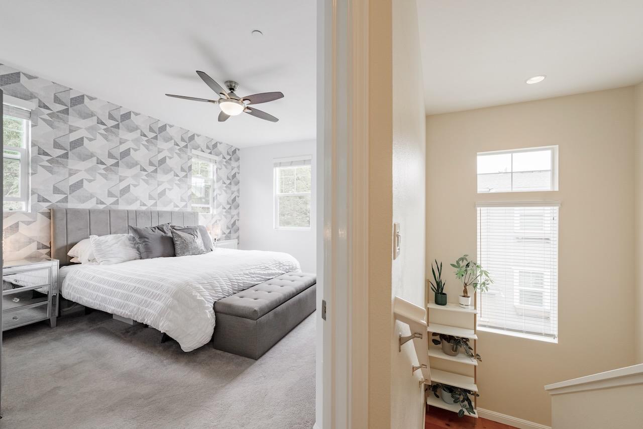 237 Bluebonnet Lane, Unit 304 Scotts Valley, CA 95066 - Photo 30 of 79 a bedroom with a bed and a window