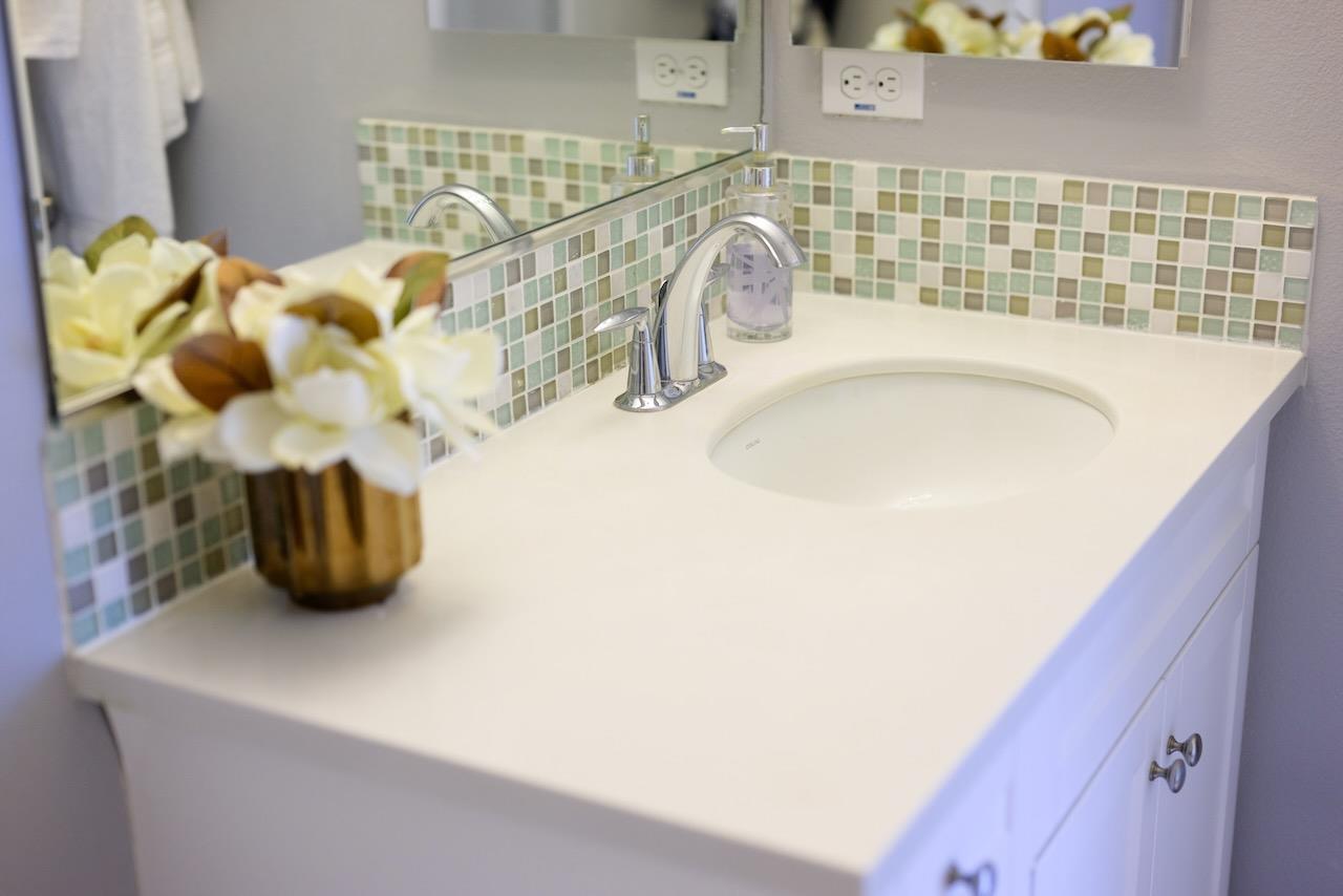 237 Bluebonnet Lane, Unit 304 Scotts Valley, CA 95066 - Photo 51 of 79 a bathroom with a sink and a mirror