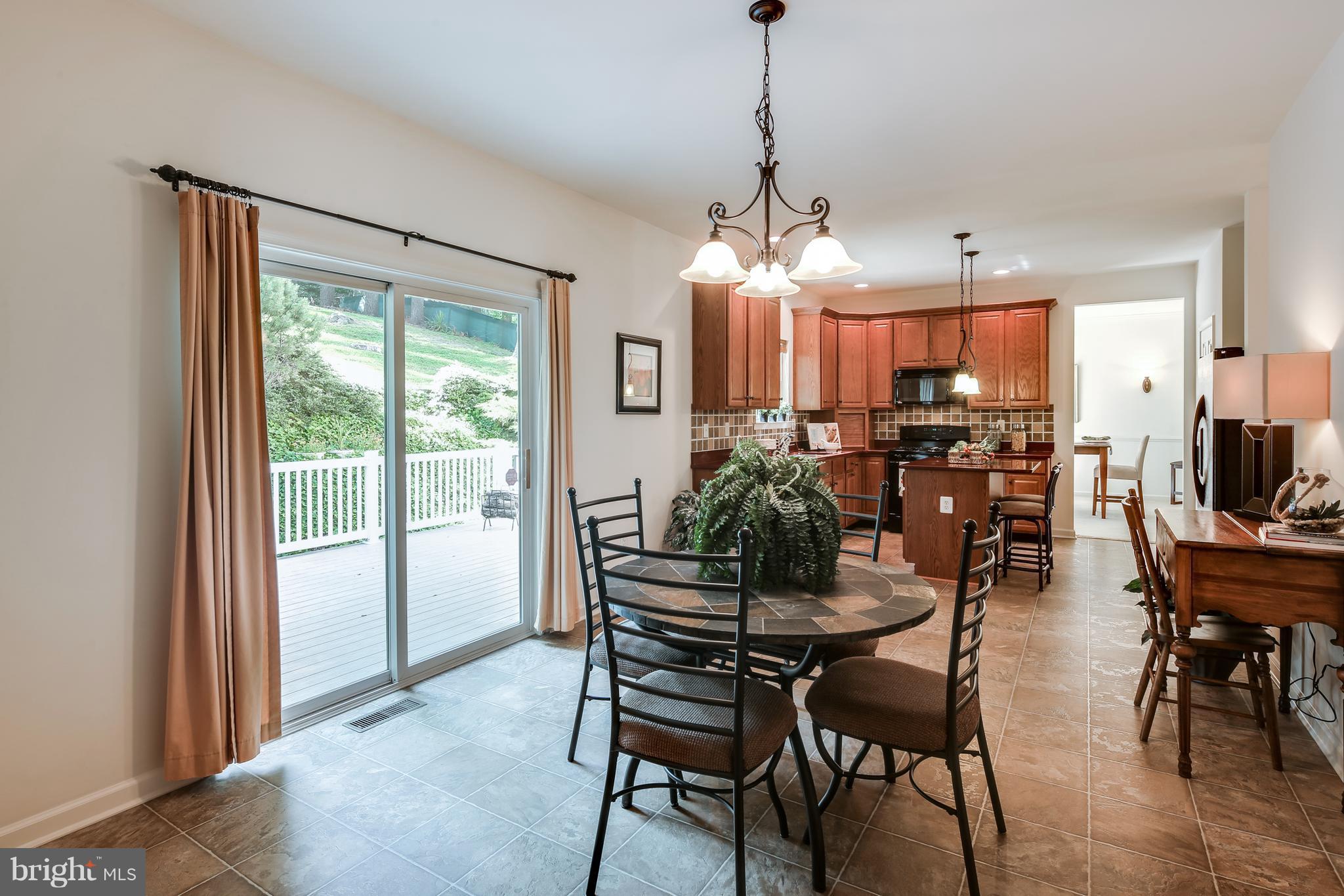 3614 Valley Road Ellicott City, MD 21042 - Photo 13 of 27 a view of a dining room with furniture window and outside view