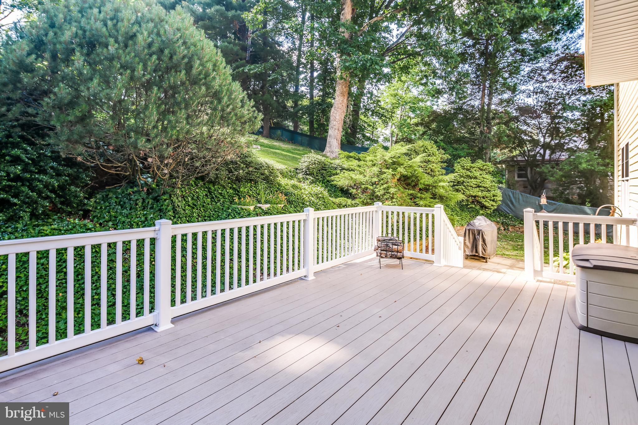3614 Valley Road Ellicott City, MD 21042 - Photo 23 of 27 a balcony with wooden floor and fence
