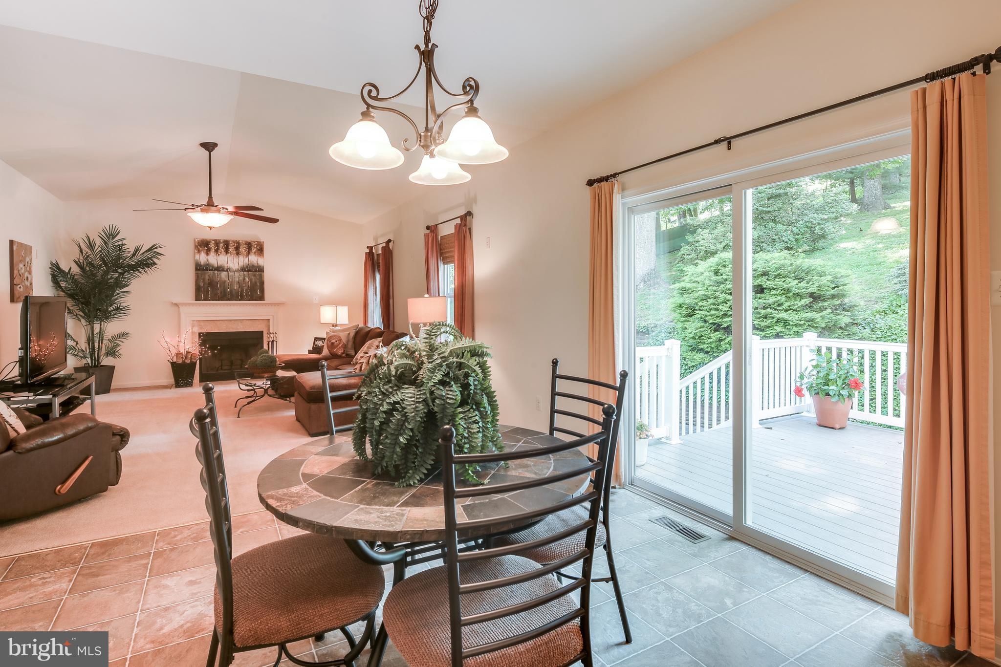 3614 Valley Road Ellicott City, MD 21042 - Photo 9 of 27 a view of a dining room with furniture window and outside view