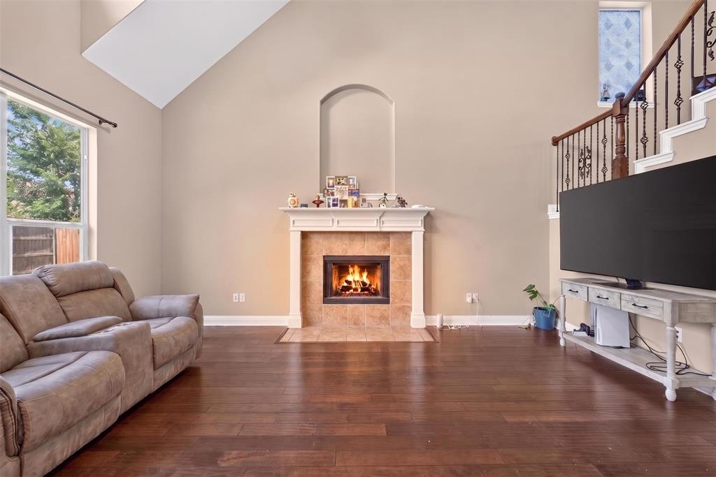 517 Austin Acre Road Sulphur Springs, TX 75482 - Photo 9 of 23 a living room with furniture and a flat screen tv
