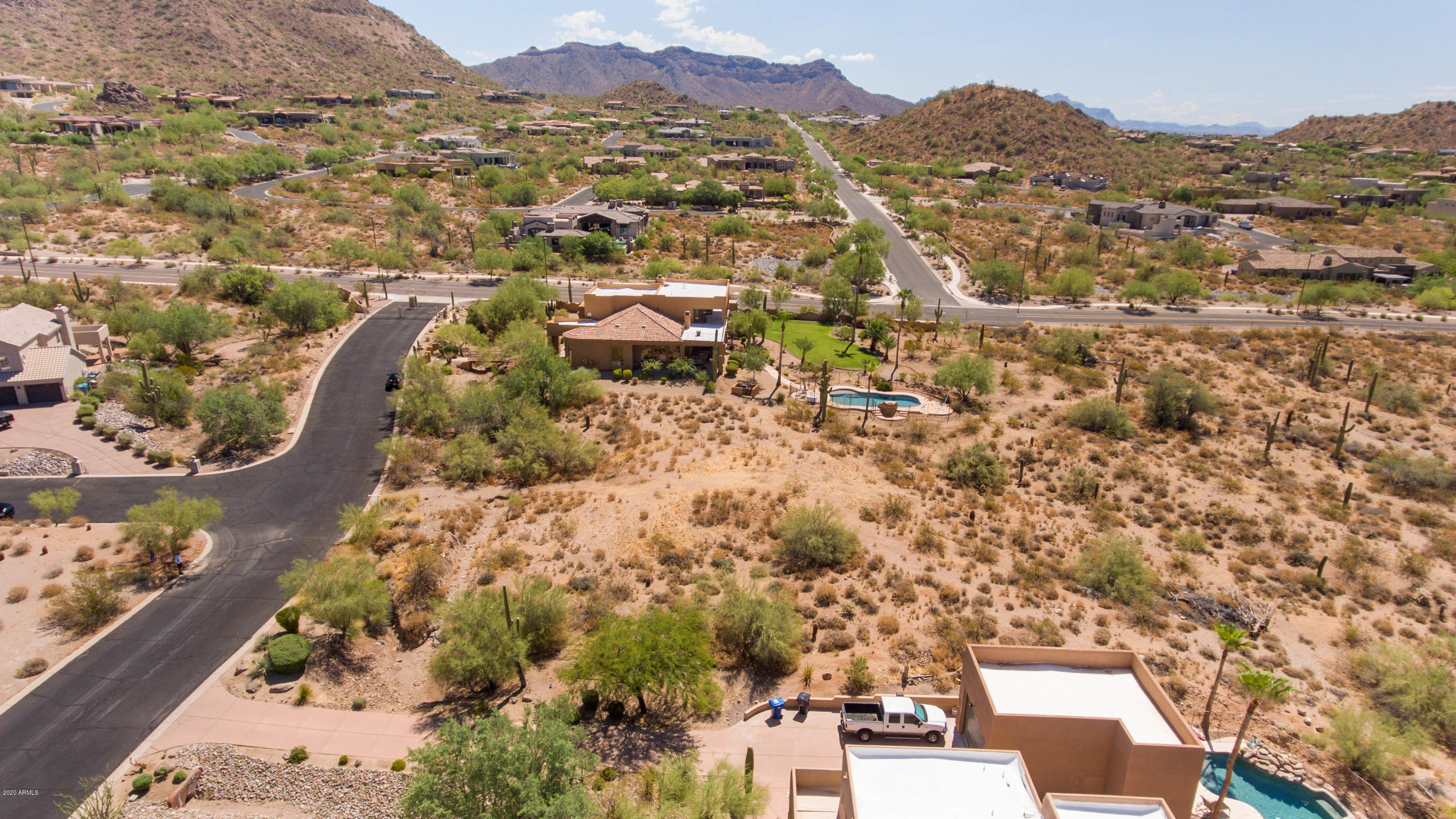 3530 North Hawes Road, Unit 7 Mesa, AZ 85207 - Photo 10 of 29 Drone of the lot