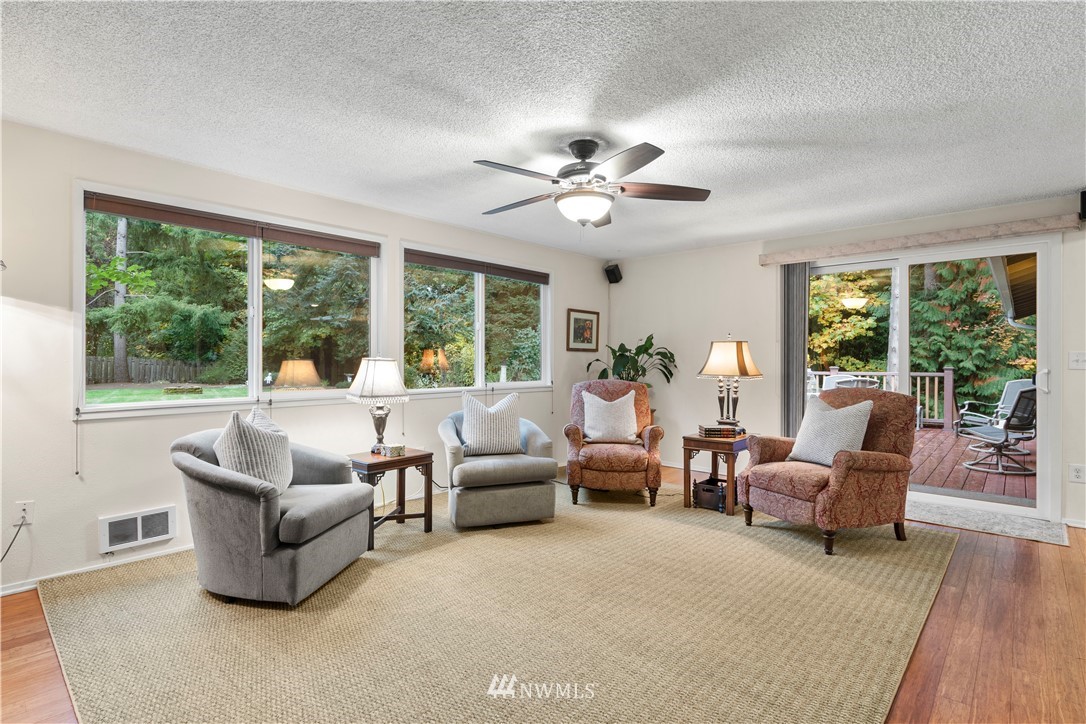 20915 West Richmond Road Bothell, WA 98021 - Photo 9 of 26 a living room with furniture and a large window