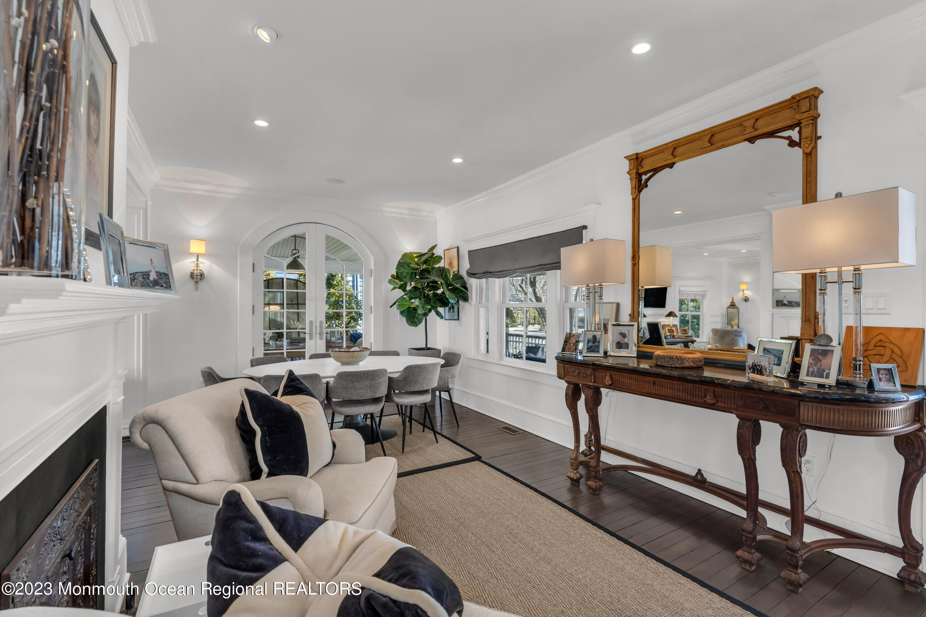 310 Worthington Avenue Spring Lake, NJ 07762 - Photo 12 of 53 a living room with furniture a rug and a large window