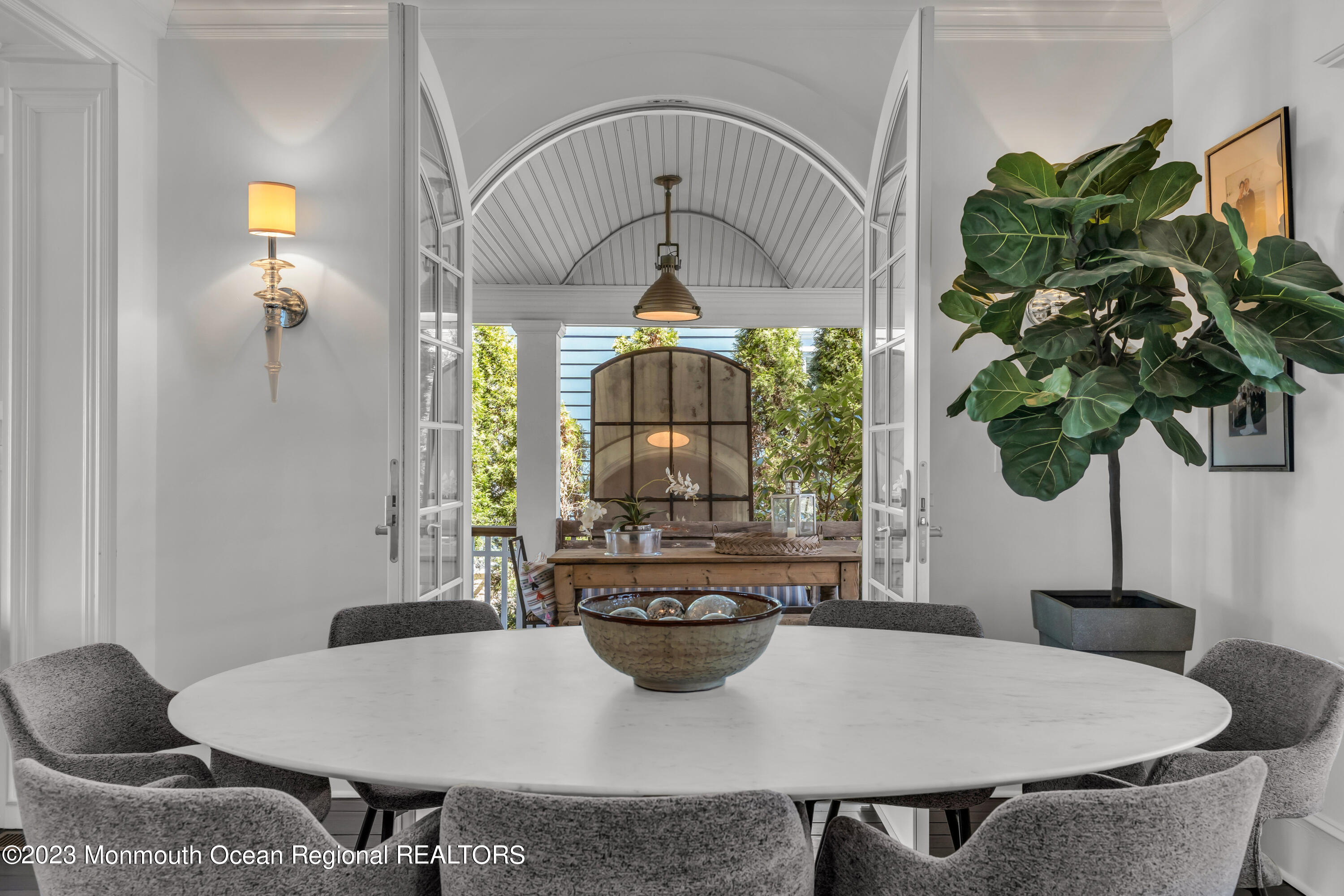 310 Worthington Avenue Spring Lake, NJ 07762 - Photo 15 of 53 a view of a dining room with furniture window and wooden floor