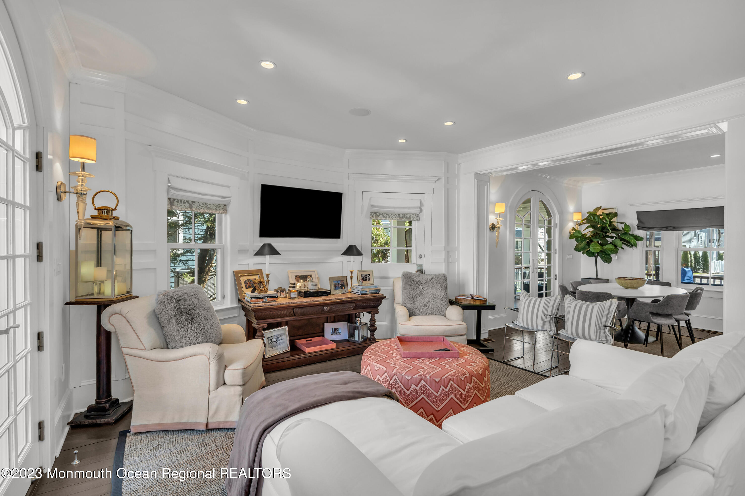 310 Worthington Avenue Spring Lake, NJ 07762 - Photo 20 of 53 a living room with furniture and a flat screen tv