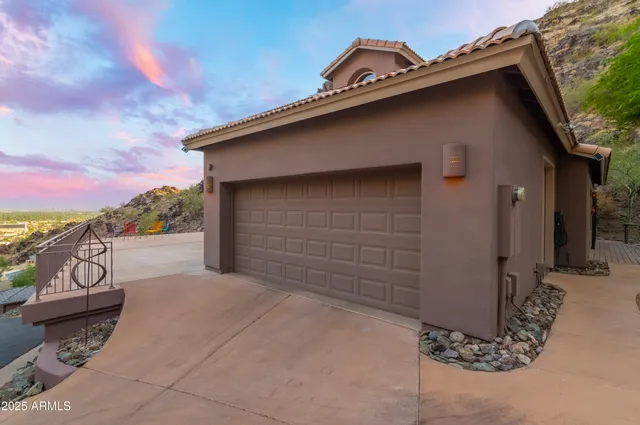 a view of a car garage