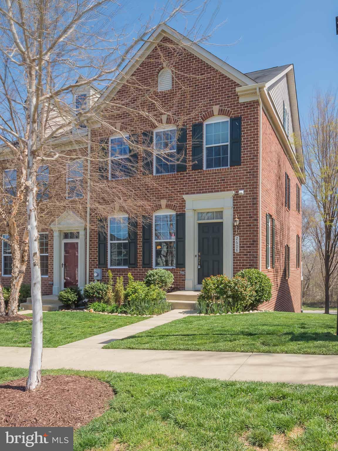 End Unit  4 Level Townhome