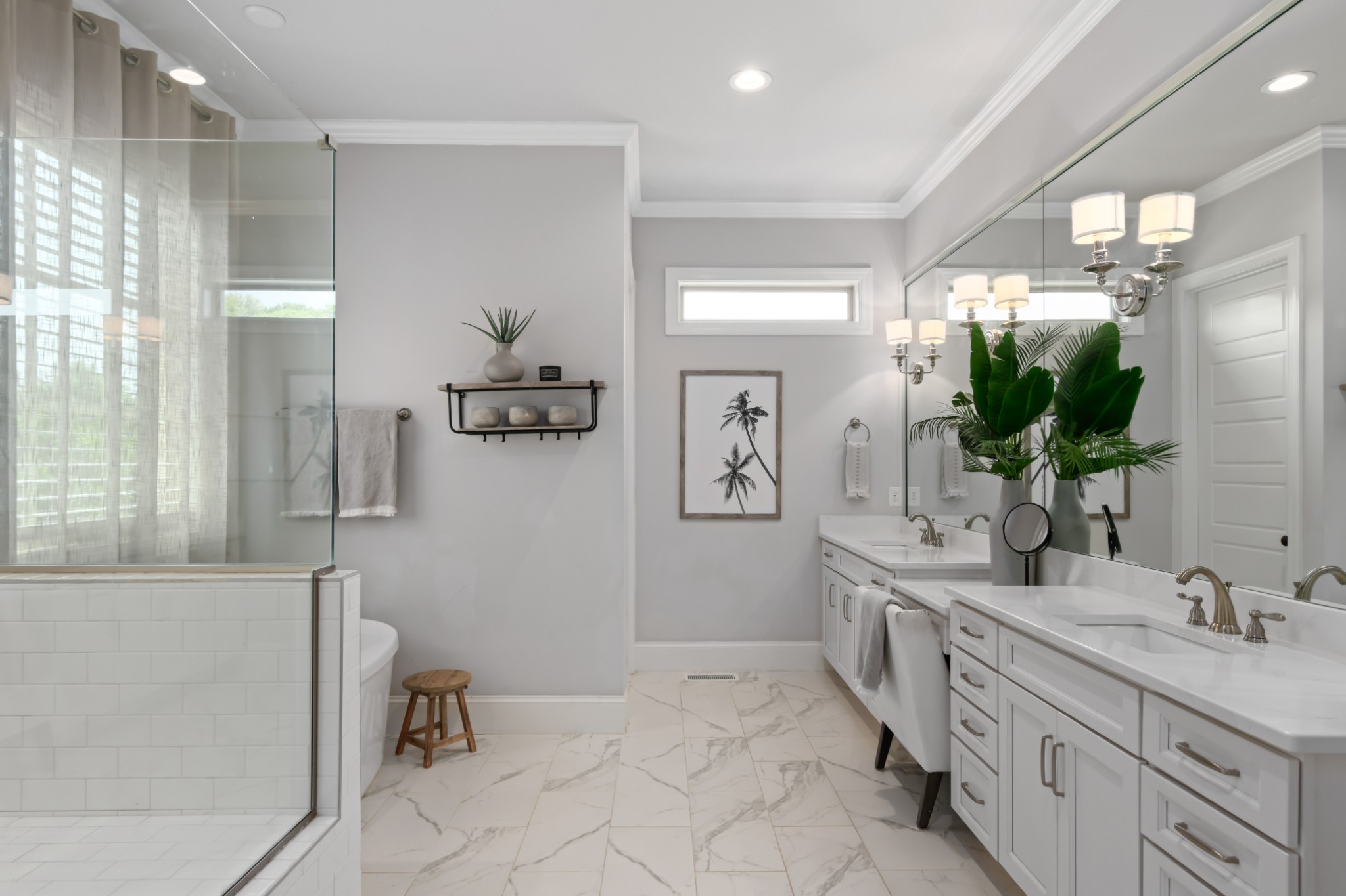 3577 Creamery Brg Road Thompson's Station, TN 37179 - Photo 18 of 42 a spacious bathroom with a double vanity sink mirror and