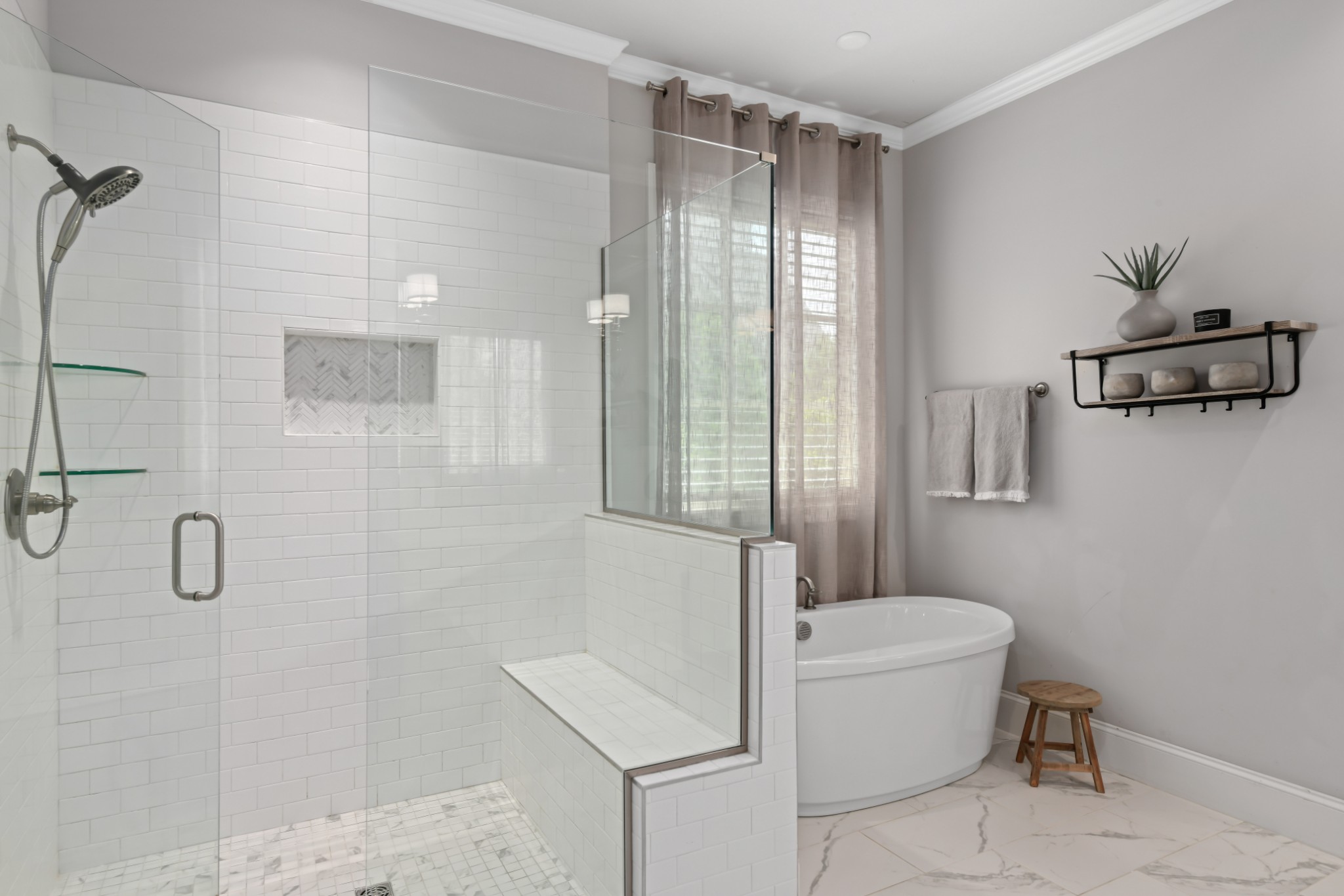 3577 Creamery Brg Road Thompson's Station, TN 37179 - Photo 20 of 42 a bathroom with a granite countertop bathtub shower sink vanity and toilet