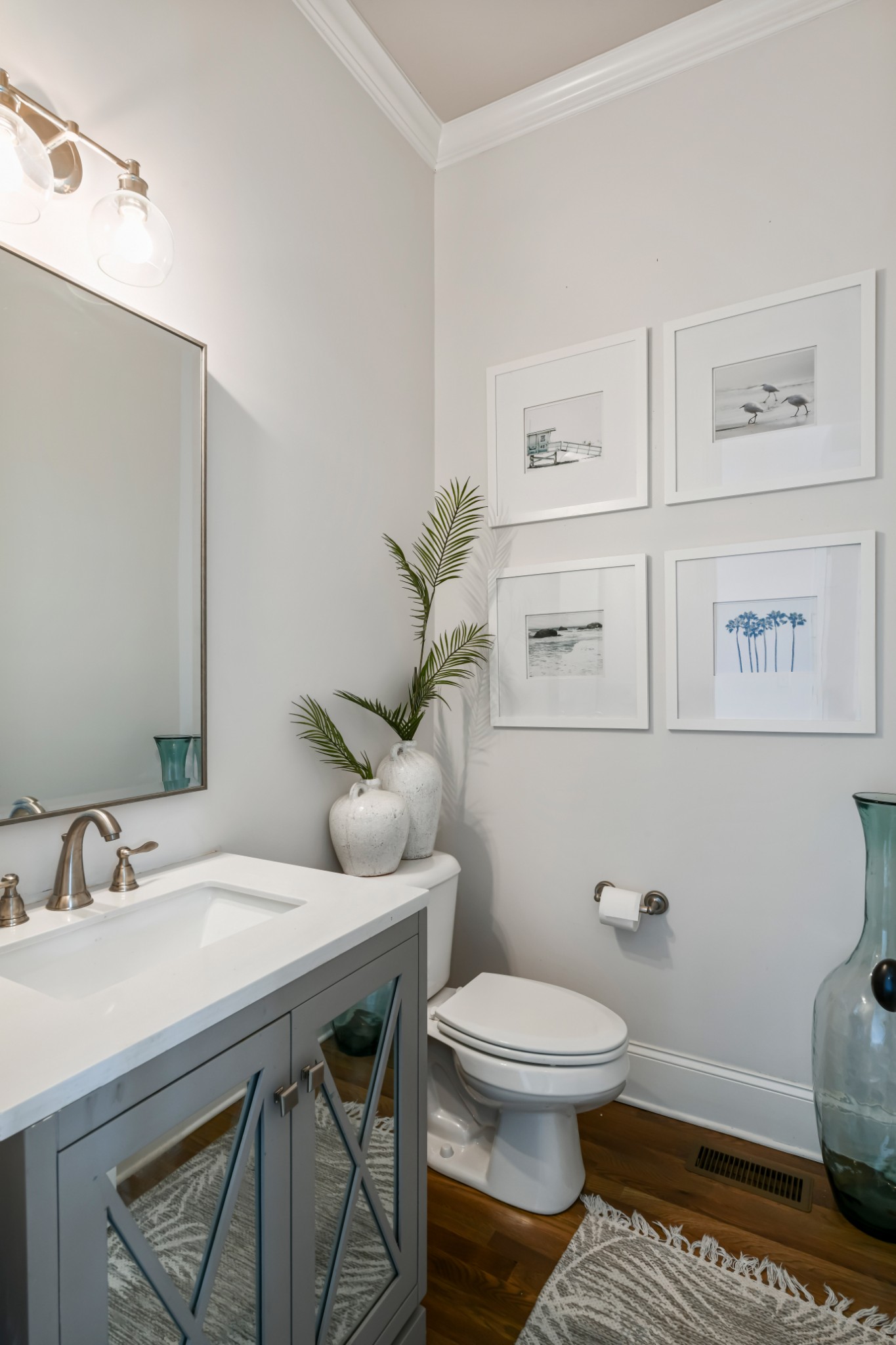3577 Creamery Brg Road Thompson's Station, TN 37179 - Photo 28 of 42 a bathroom with a toilet a sink and a mirror
