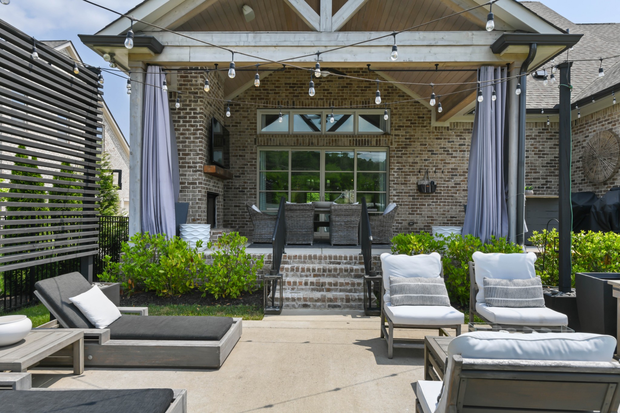 3577 Creamery Brg Road Thompson's Station, TN 37179 - Photo 37 of 42 a view of a patio with couple of chairs and a potted plant