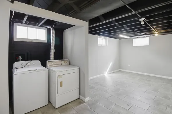 a view of storage and utility room