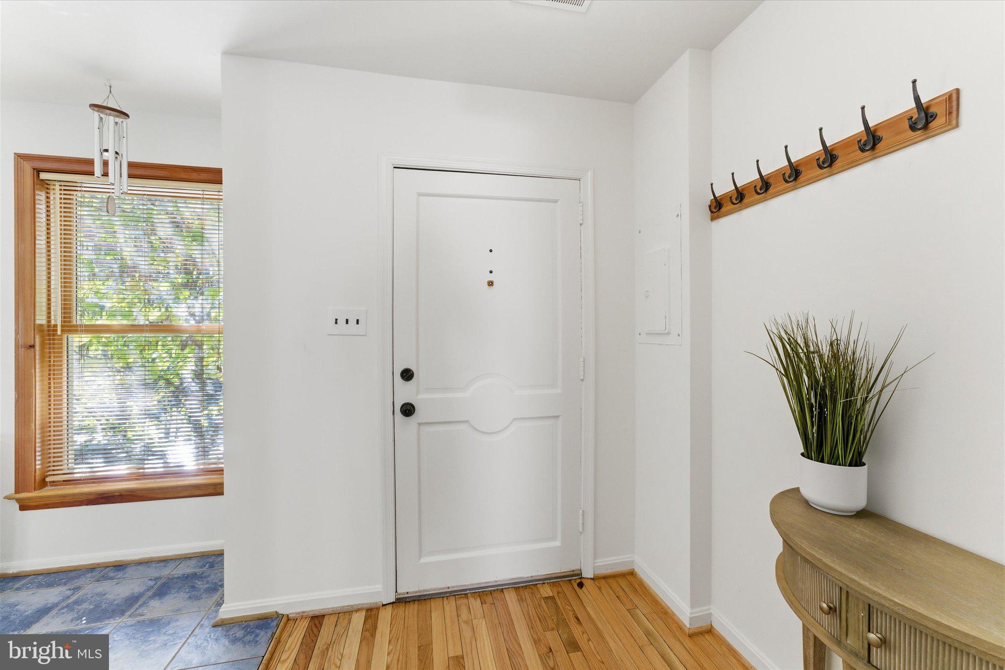 1645 Park Road Northwest Washington, DC 20010 - Photo 2 of 28 a view of a livingroom with wooden floor and a potted plant
