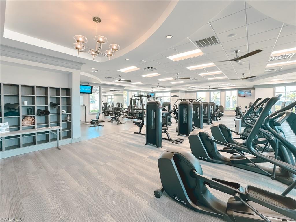 5583 Double Eagle Circle, Unit 4141 Ave Maria, FL 34142 - Photo 42 of 50 a view of a room with gym equipment