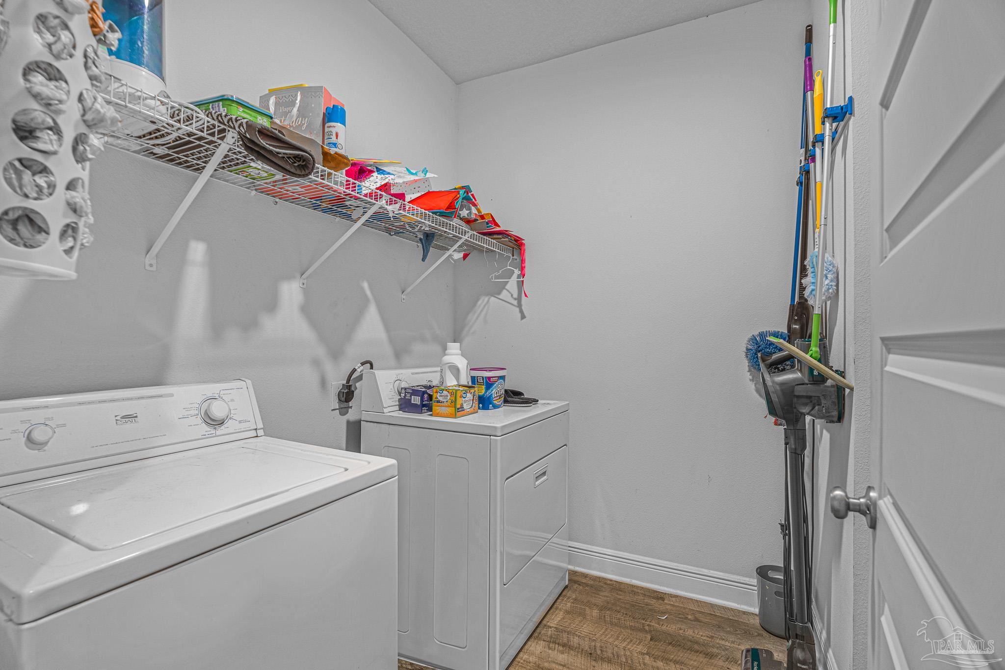 355 Cayden Way Cantonment, FL 32533 - Photo 54 of 61 a view of storage and utility room with washer and dryer