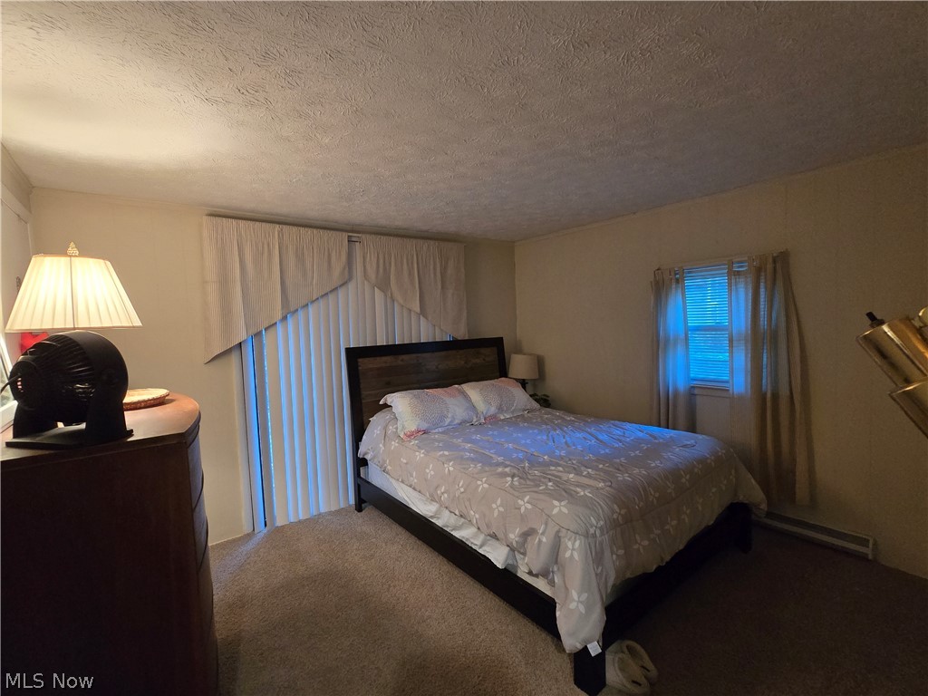 86450 Beaver Dam Road Scio, OH 43988 - Photo 23 of 28 Carpeted flooring with light-colored walls and a textured ceiling