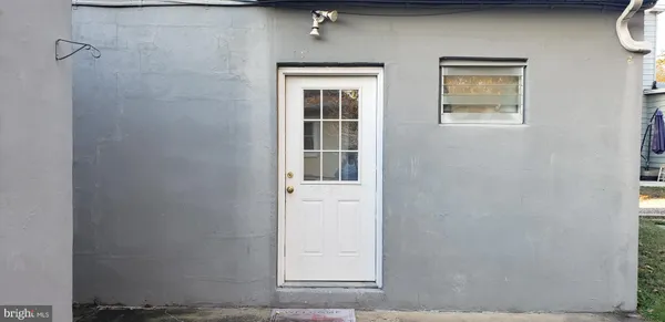 a view of front door