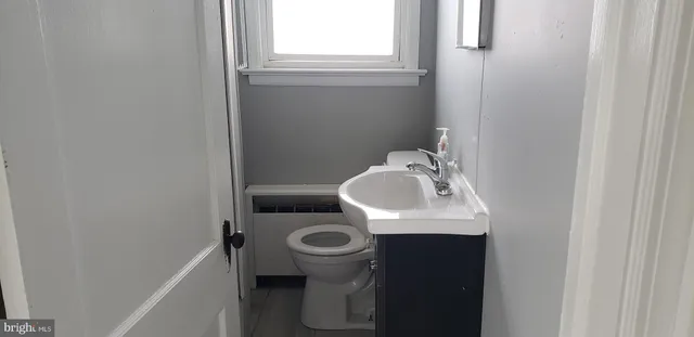 a view of a hallway with closet area