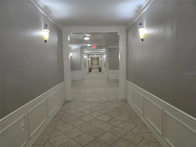 a view of a hallway