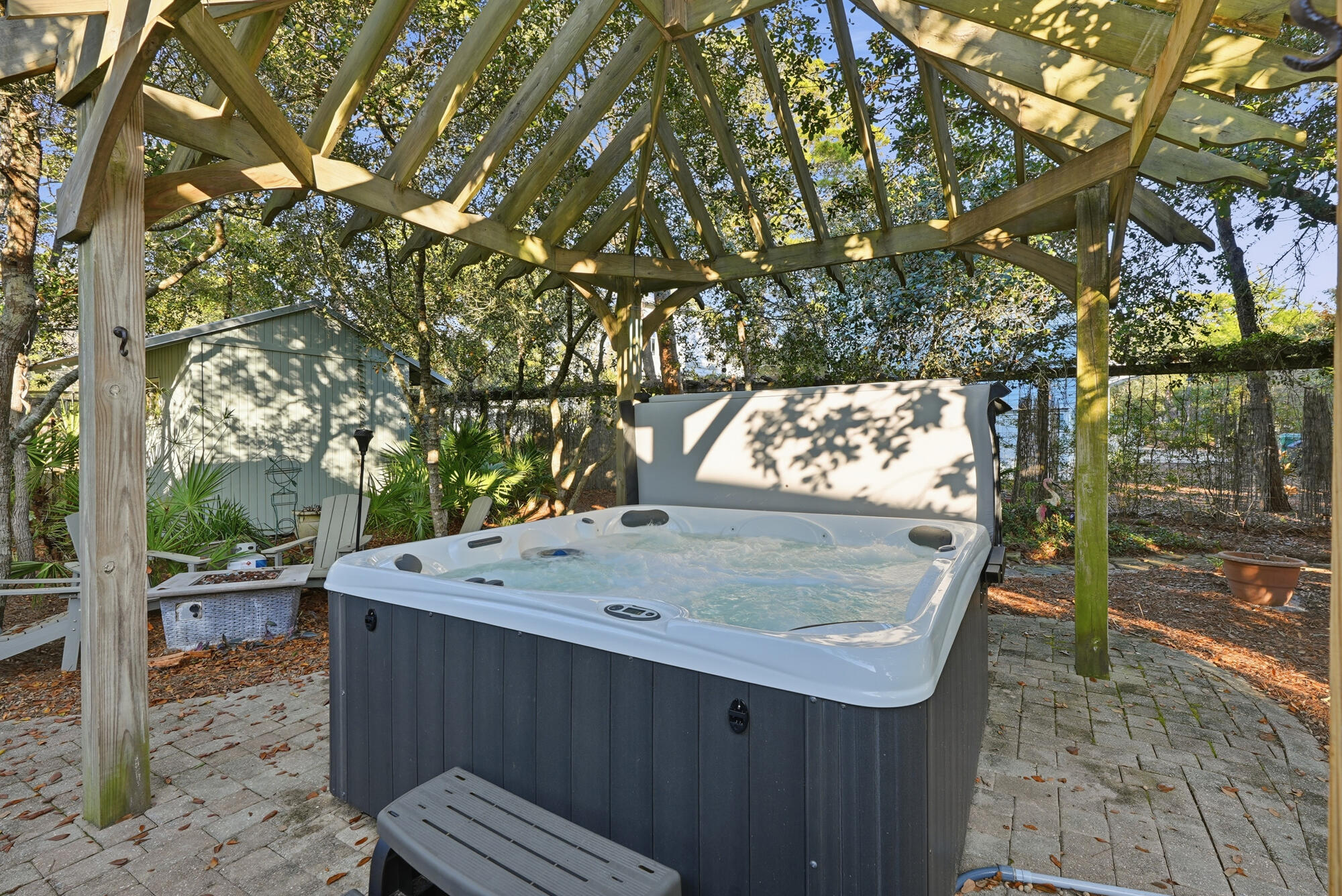 128 Seabreeze Boulevard Inlet Beach, FL 32461 - Photo 38 of 54 a view of outdoor space kitchen and outdoor space