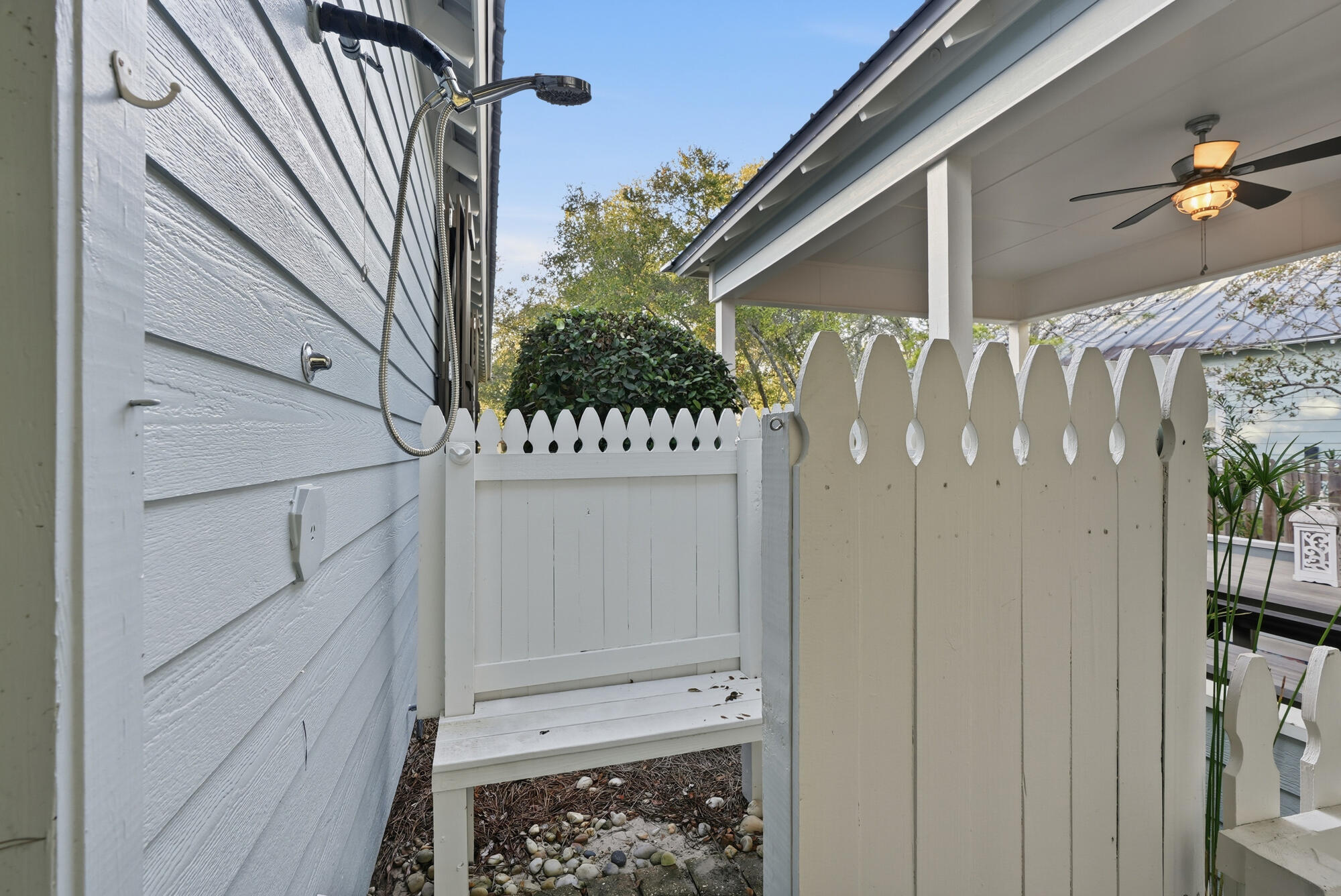 128 Seabreeze Boulevard Inlet Beach, FL 32461 - Photo 43 of 54 a bathroom with a shower and a mirror