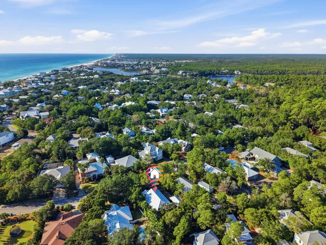a city view with green space