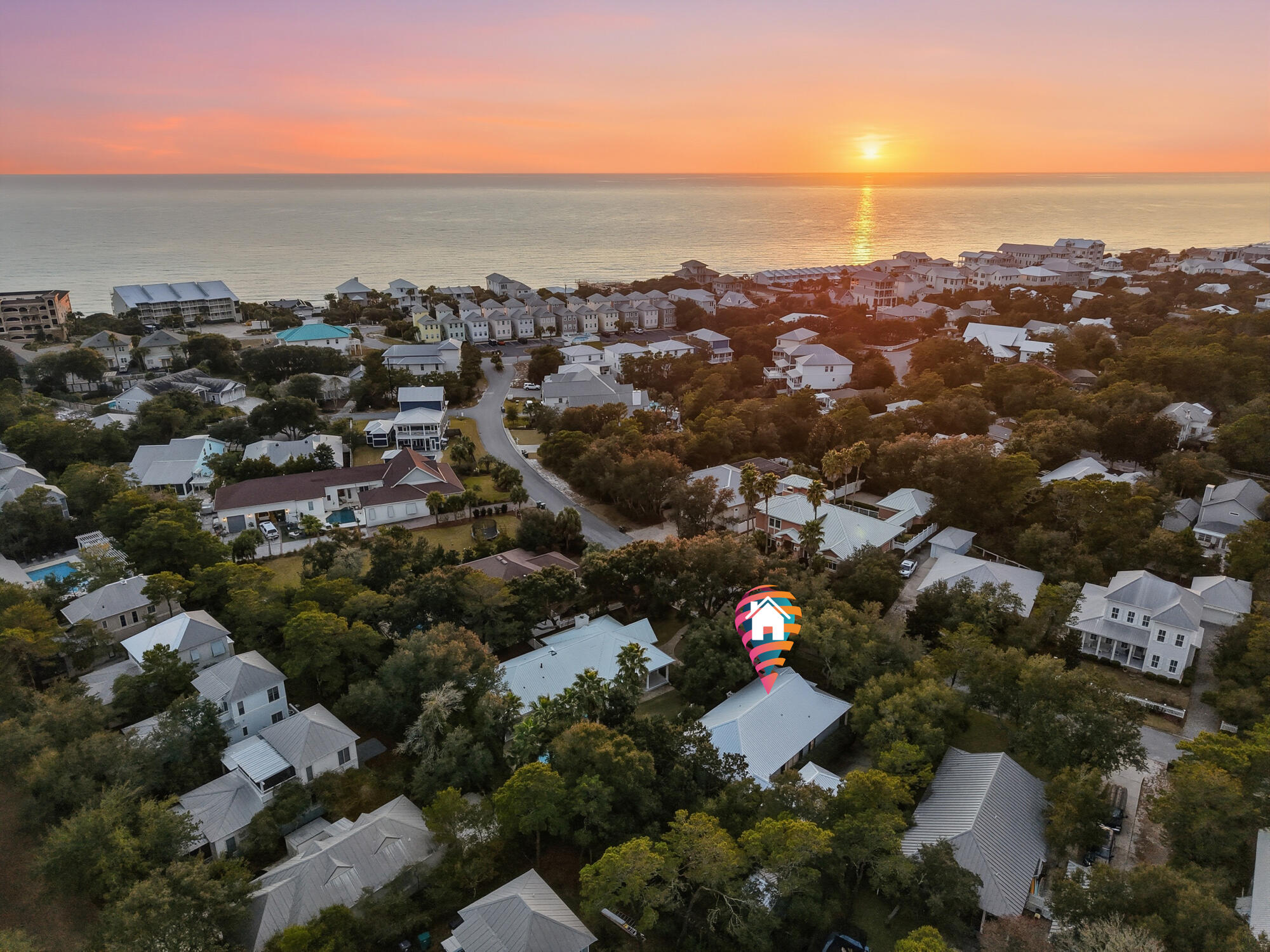 128 Seabreeze Boulevard Inlet Beach, FL 32461 - Photo 51 of 54 an aerial view of multiple house