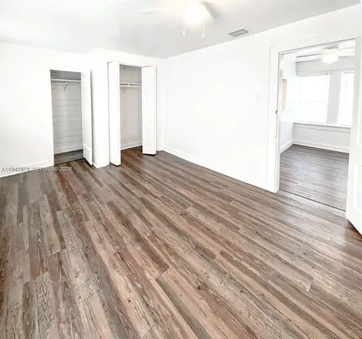 wooden floor in an empty room