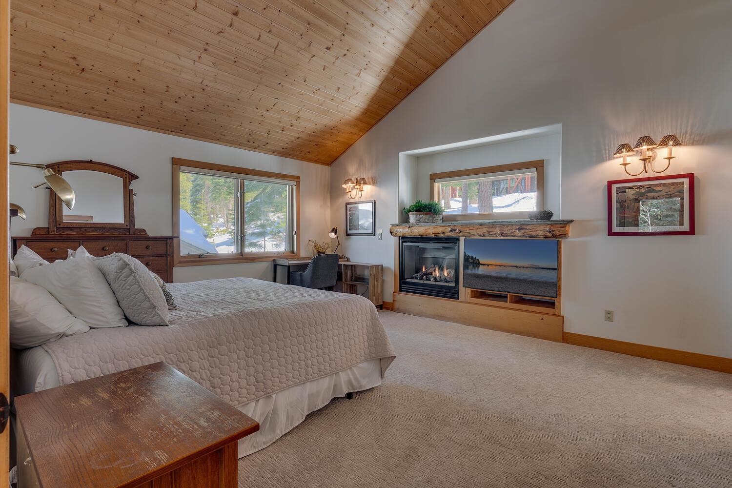 1809 Woods Point Way Northstar, CA 96161 - Photo 21 of 28 a bed room with a bed and a television