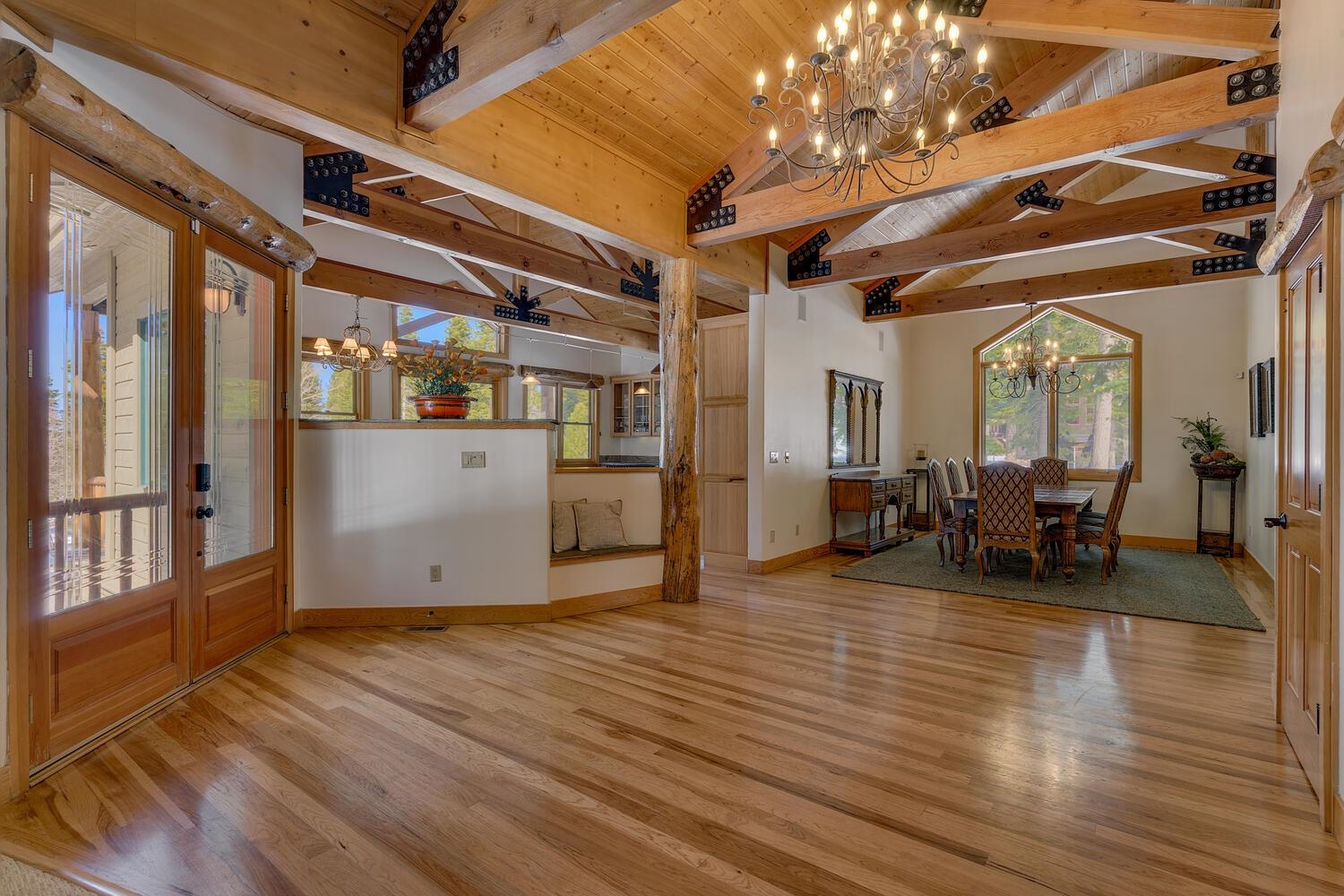 1809 Woods Point Way Northstar, CA 96161 - Photo 8 of 28 a view of a livingroom with hardwood floor and a large window
