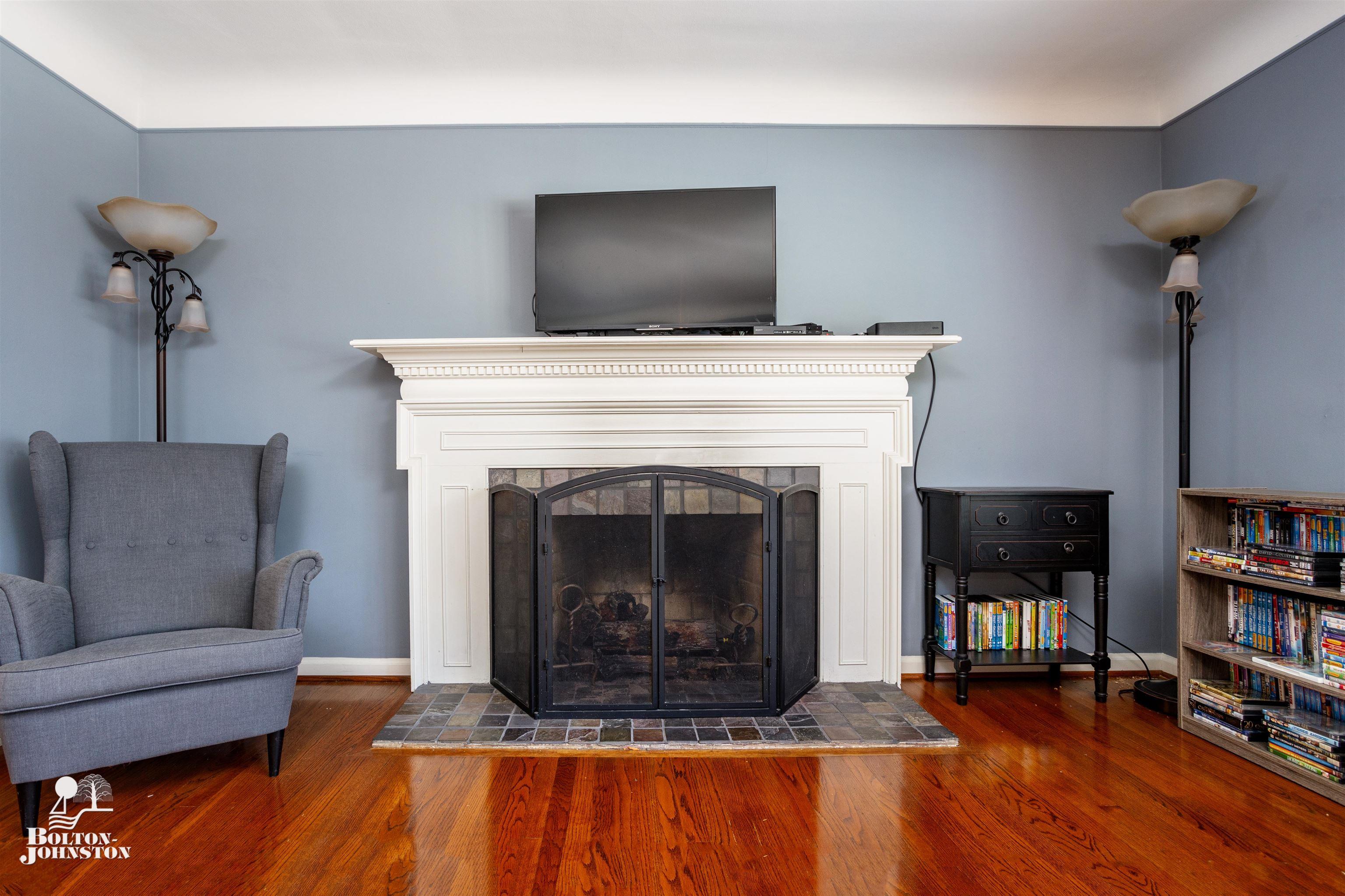 1977 Littlestone Road Grosse Pointe, MI 48236 - Photo 7 of 34 Living Room Fireplace