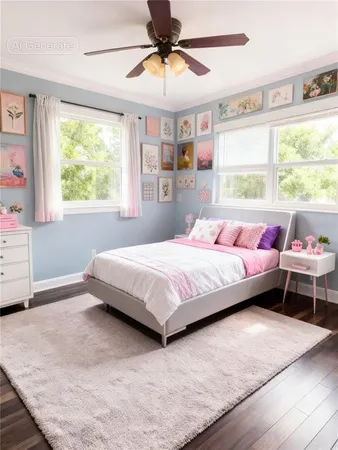 a view of empty room with windows