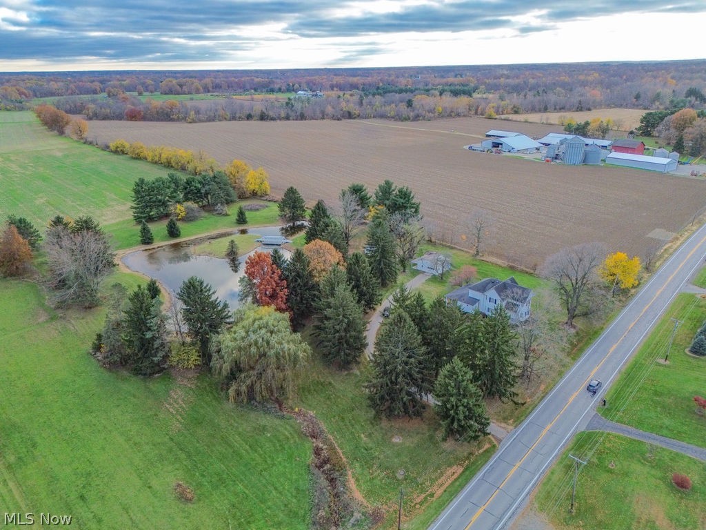 51883 Telegraph Road Amherst, OH 44001 - Photo 40 of 49 Aerial view featuring a water view and a rural view