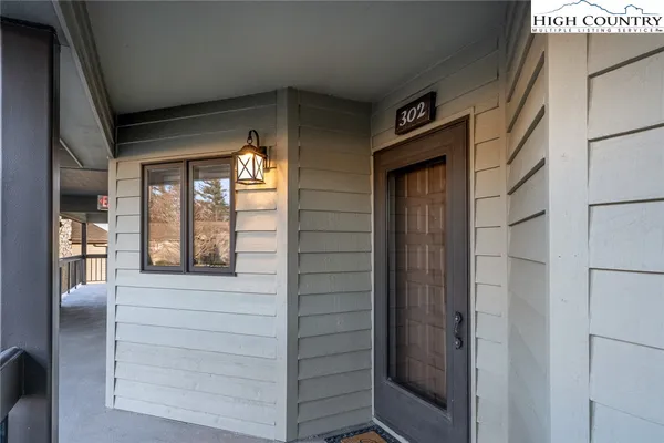 a view of front door