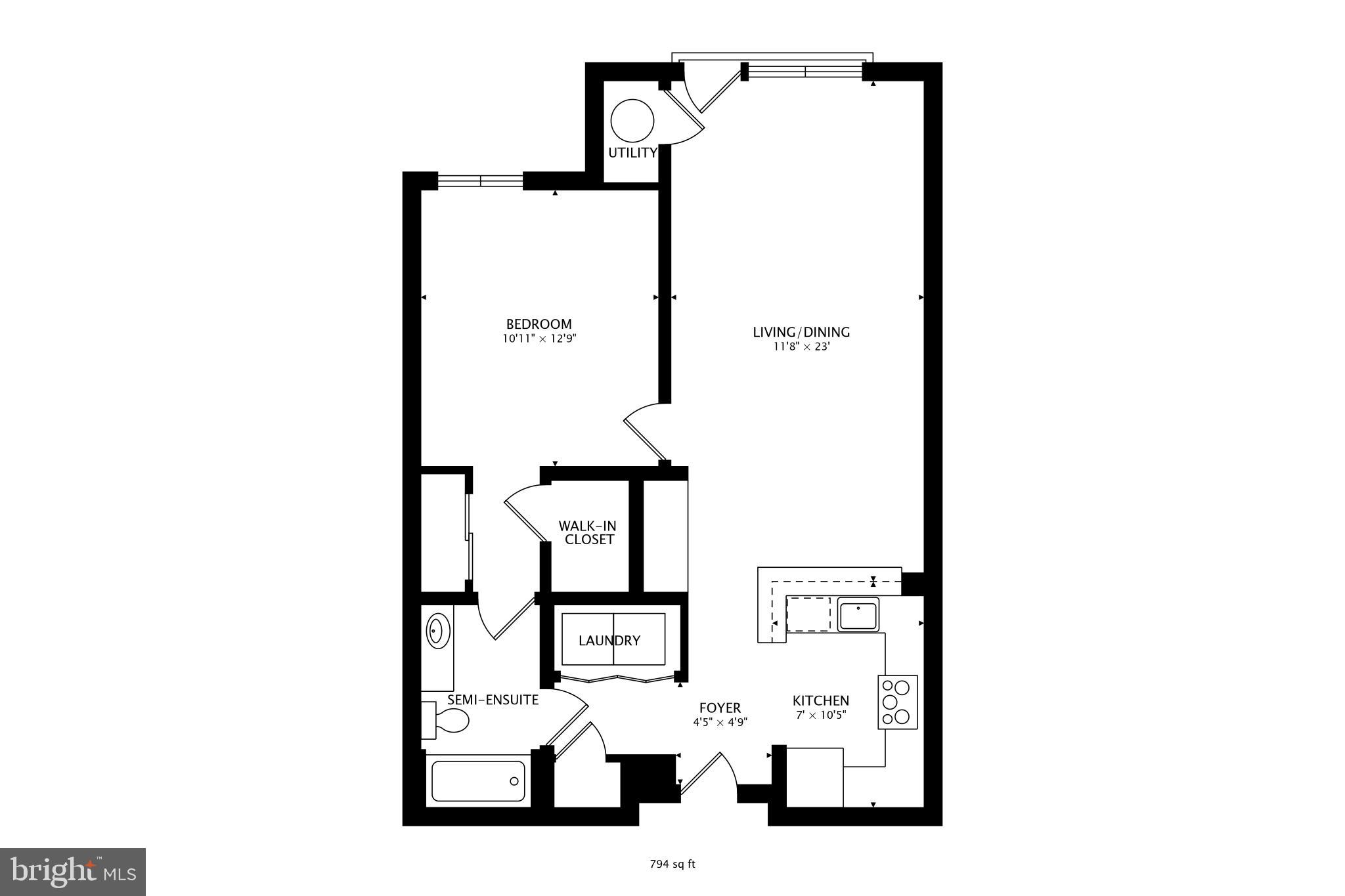 12000 Market Street, Unit 180 Reston, VA 20190 - Photo 36 of 36 Unit Floor Plan