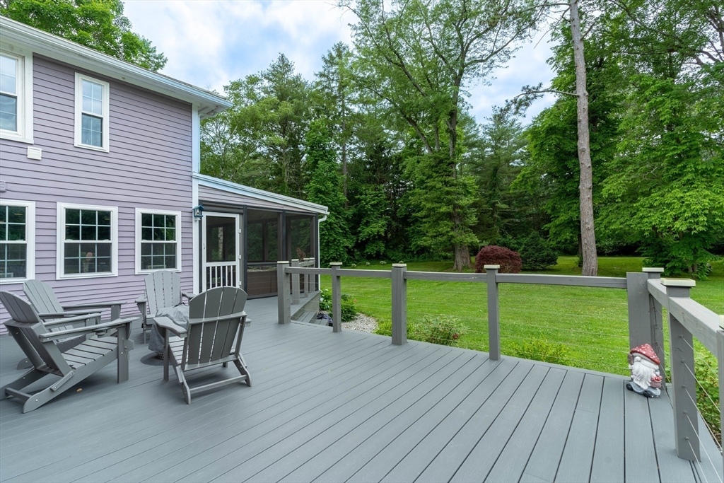 2 Kelsey Road Boxford, MA 01921 - Photo 37 of 42 a view of house with backyard porch and outdoor seating