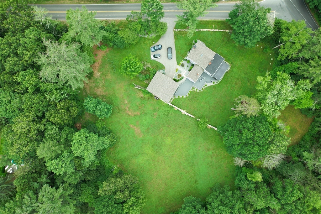 2 Kelsey Road Boxford, MA 01921 - Photo 41 of 42 an aerial view of a house with a yard