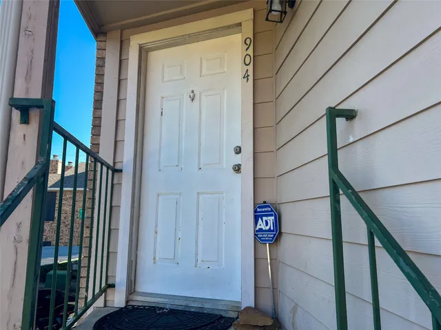 a view of front door
