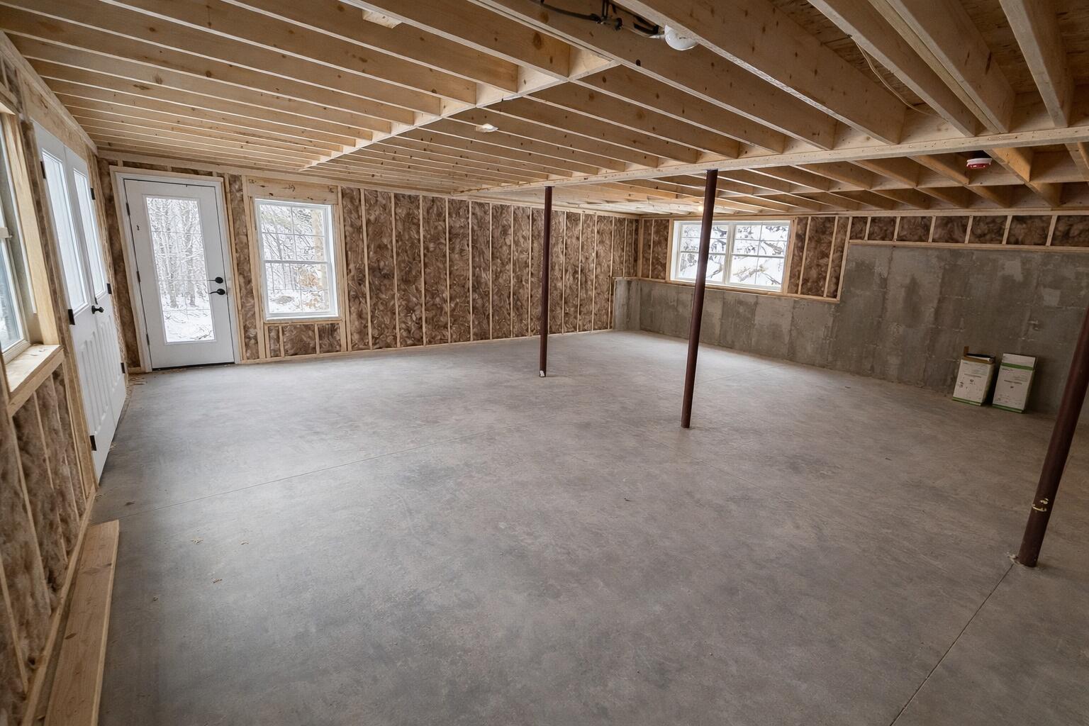 477 New Dam Road Waterboro, ME 04061 - Photo 11 of 11 Unfinished walk out basement