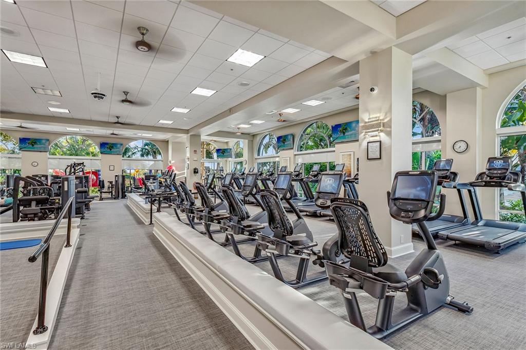 3945 Deer Crossing Court, Unit 203 Naples, FL 34114 - Photo 41 of 50 a view of a room with gym equipment