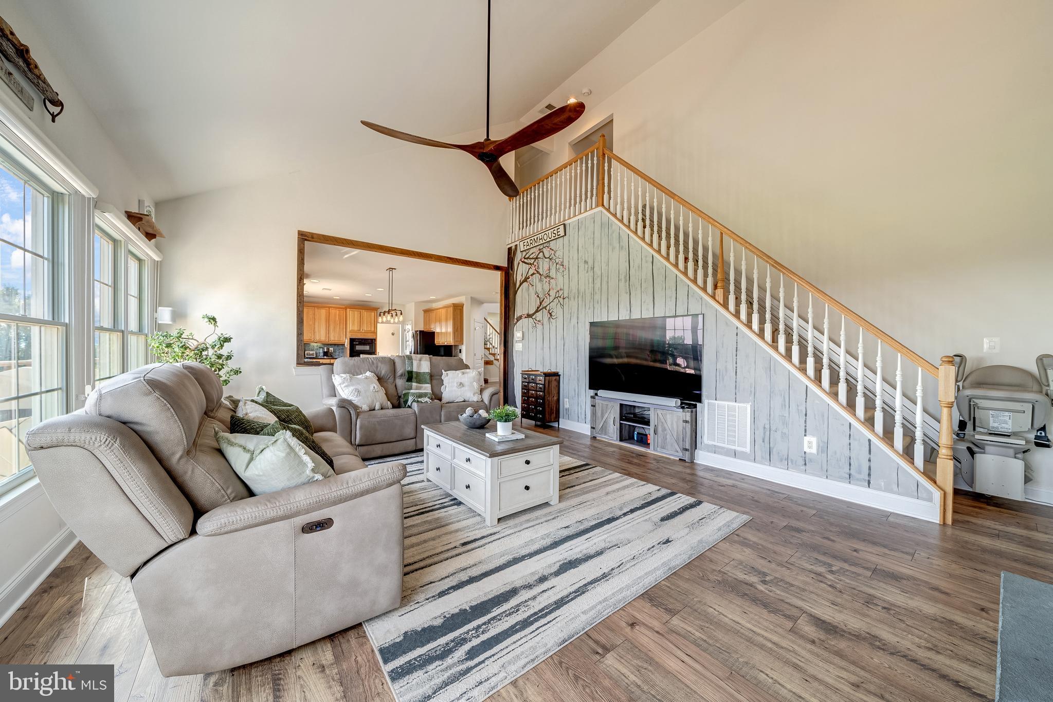 40965 Stumptown Road Waterford, VA 20197 - Photo 24 of 68 back stairwell in family room w/lift